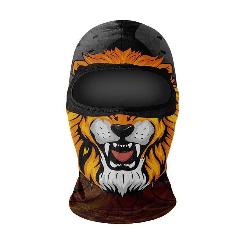 Unisex Ice Silk Breathable Motorcycle Face Mask for Summer Riding & Sun Protection