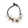 Ins Retro Ethnic Shell Bead Bracelet, Handmade Wood Bead Wrist Jewelry