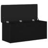 Storage Bench In Black Oak Look 102 X 42 X 45 Cm