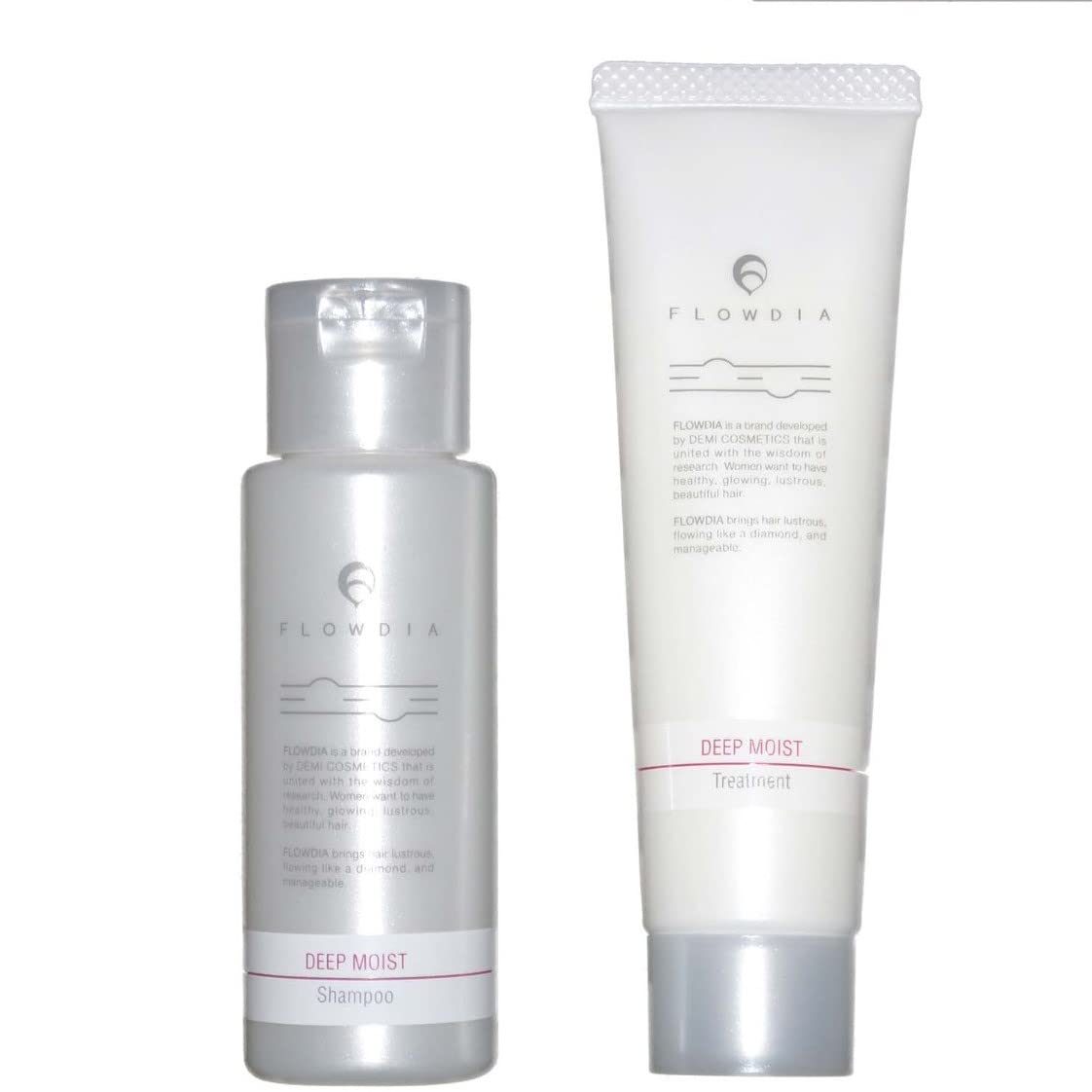 Flowdia Shampoo Treatment Set Deep Moist & (50ml/50g)