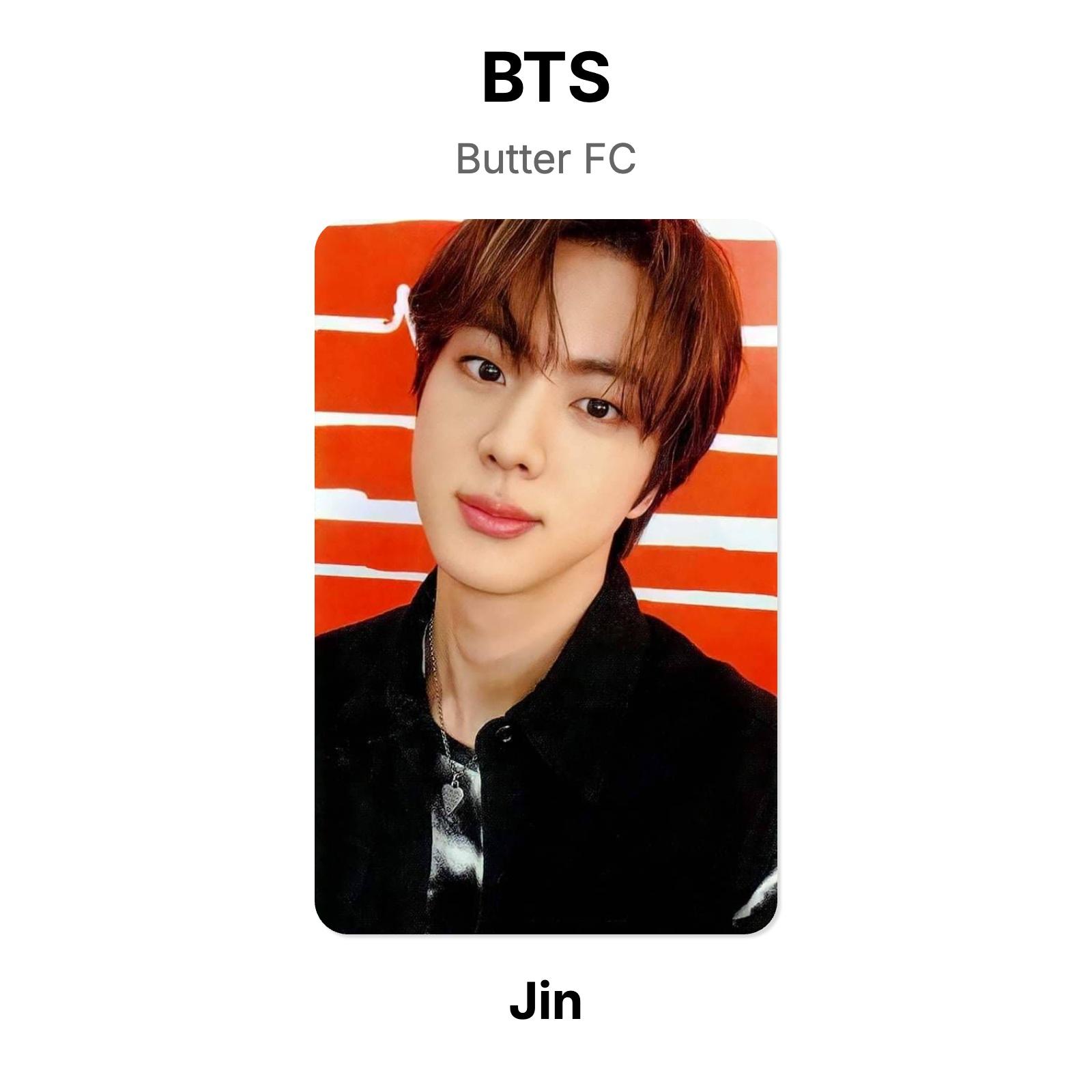 BTS Butter FC Official Photocard Jin