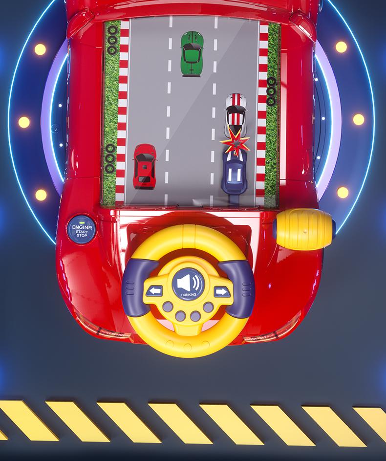 Children's racing adventure game console toy car 3-year-old boy simulates driving a small car puzzle boy