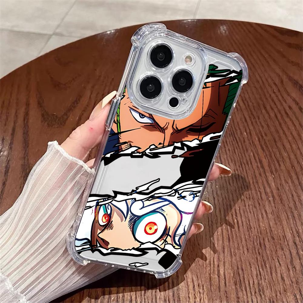 

P-PIECE Japan Anime ONE phone case For Samsung Galaxy S25 S23 S24 S22 A06 A50 A07 A20S Ultra Plus FE Anti Fall Transparent Samsung S25 FE