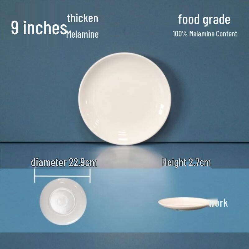 Melamine Round Dinner Plate