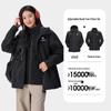 Camel Unisex 3-in-1 Windproof Fleece-Lined Outdoor Jacket