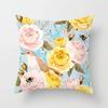 Flower Pattern Decoration Pillowcase Wedding Party Birthday Gift Decoration Pillowcase Office Home Decor Sofa Cushion Cover