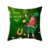 Happy Saint Patricks Day Pillow Case Irish Party Supplies Cushion Cover for Home Sofa Pillowcases St.Patricks Day Party Decor