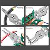 Wire Stripper Tool Multitools Pliers Stripping Cutter Crimping Cable Wire Cutter Electrician Repair Tool