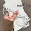 Men'S Business Casual Oval Frame Plain Glasses Anti-Blue Light Ultra-Light Women'S Normal Glasses Indoor And Outdoor Suitable