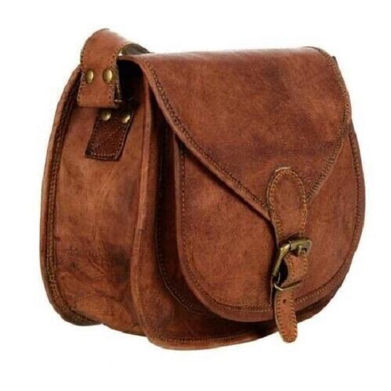 Women Vintage Leather Messenger Cross Body Bag Handmade Purse Satchel Bag