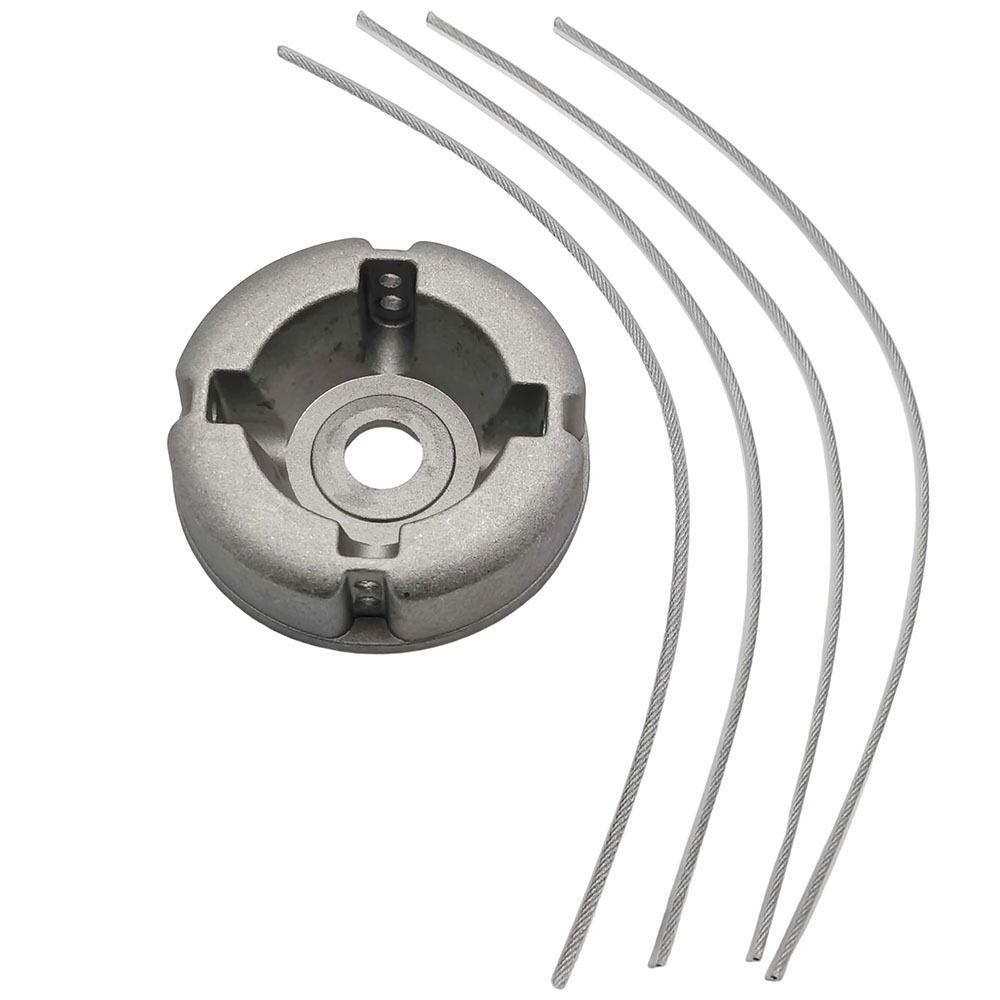 1Pcs 5/8 inch/15mm Aluminum Trimmer Head Wire Rope Weed Head Accessories  for General Mower