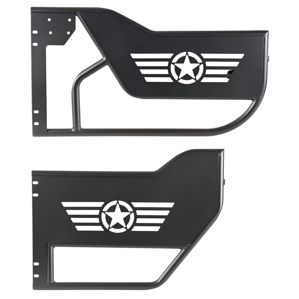 VEVOR Jeep Tube Doors, 4-Door, Compatible with 2018-2026 Jeep Wrangler JL JLU & Gladiator JT 4XE