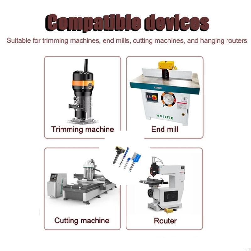 High Precisions Cleaning Bottom Bit TCTs Milling Cutter With AntiStick Coating For Plywood And MDFs