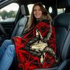 Custom Baphomet Goat Fleece Blanket Personalized Name Pentagram Throw All Season Soft Warm Bedding Home Decor Gift