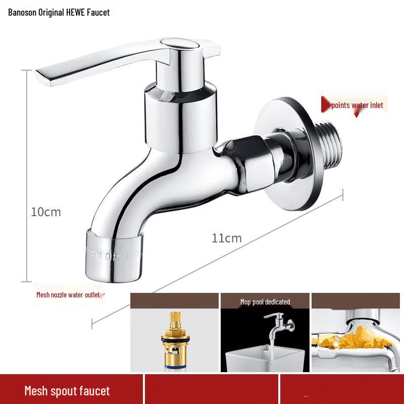 

Extended Quick-Open Balcony Faucet