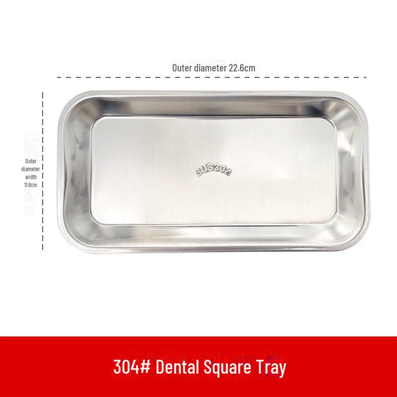 

Стоматологический и хирургический лоток с плоским дном из нержавеющей стали 304