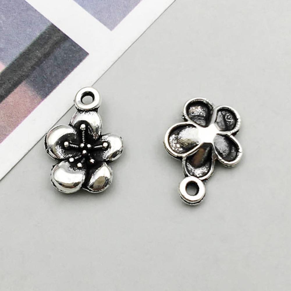 

Новый винтажный серебристый сплав роза подсолнух подвеска шарм для DIY ювелирных изделий