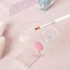 4 Compartment Transparent Nail Palette