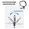Transportable Phone Camera Hoop Light With Stand Stand Light Control For Content Creation Photography