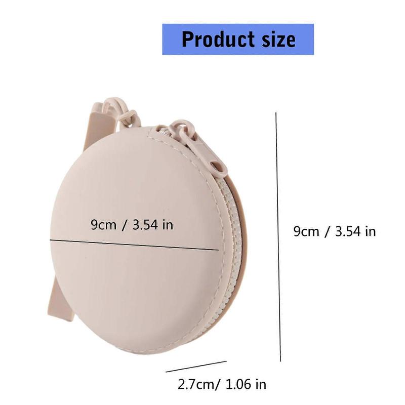 Gentle Sustainable Silicone Wallet Compact Storage Solution For Coin Keys Cards Ideal For Students Professionals  Yellow