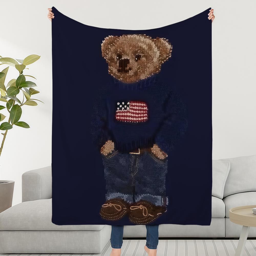 Decke Überwurf Super Gemütlich Plüsch Wohnzimmer Marke Luxus Sofa Bären Couch Kindlich Geburtstagsgeschenke