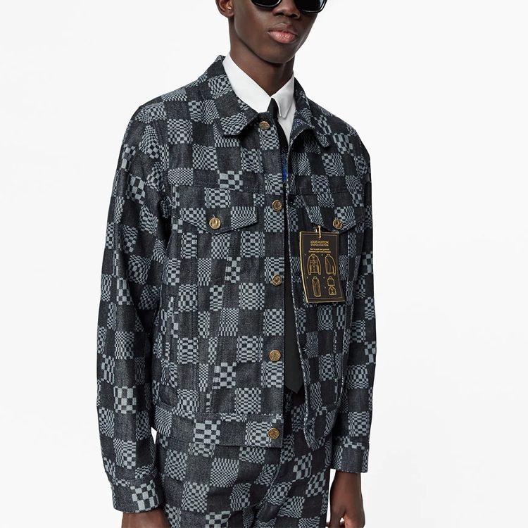 Louis Vuitton Distorted Damier Denim Jacket 1A8WBL