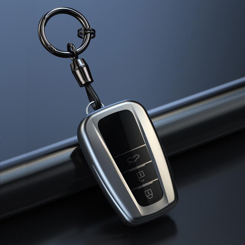 TPU Car Key Case Cover Key Shells For Toyota Prius Camry Corolla C-HR CHR RAV4 Prado 2018 Accessories Keychain Car-Styling
