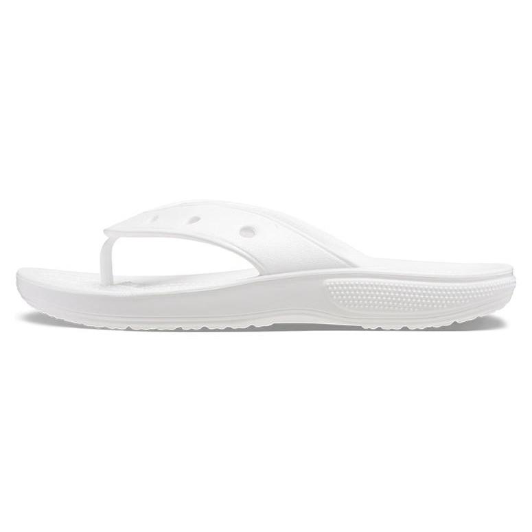 Crocs Classic Crocs Flip Casual Flip-Flops Unisex White Men s 207713-100 EU 43-44