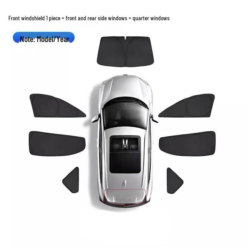 Jiangling Motors Sunshade: Thickened Anti-Peeping Side Window Blackout Board for Outdoor Camping