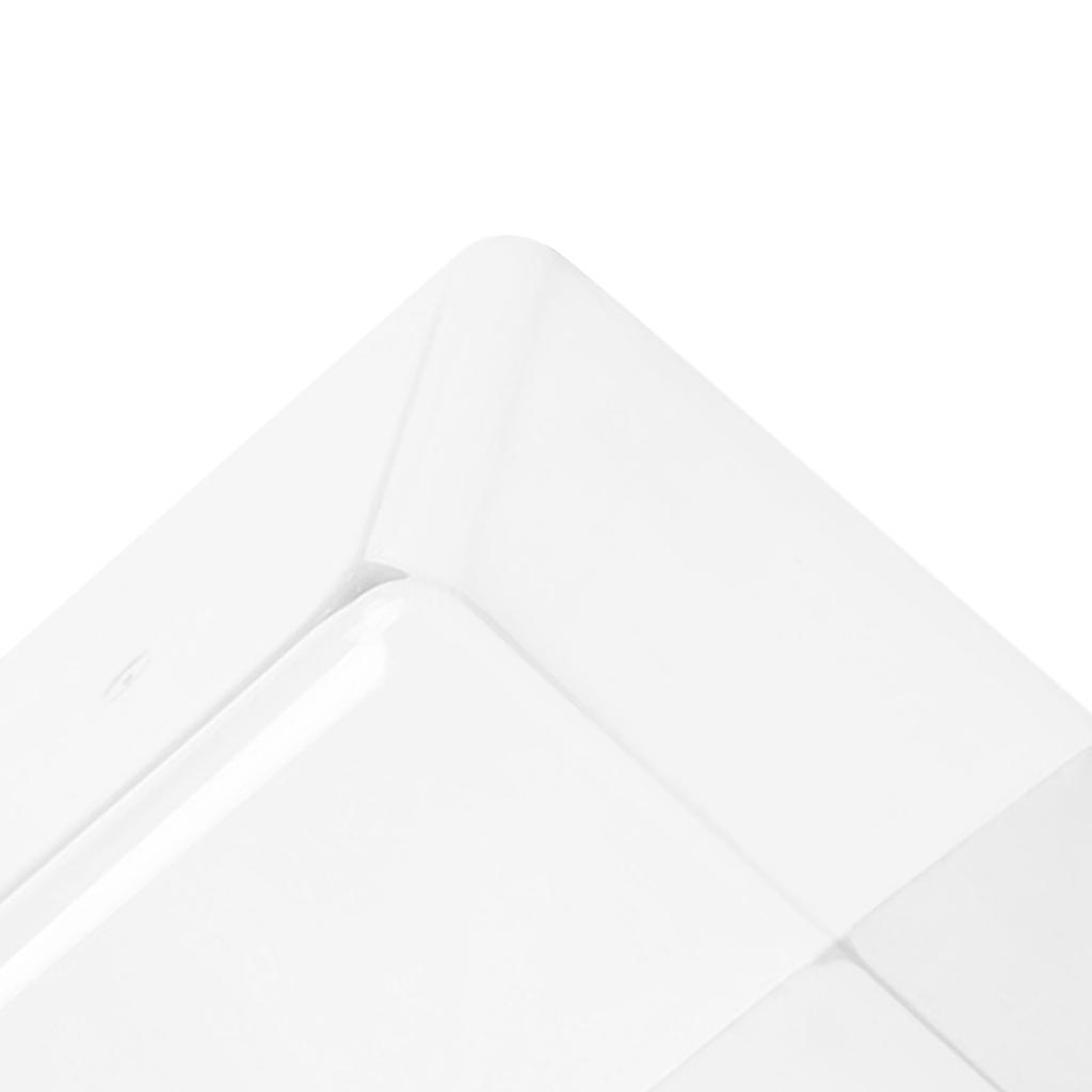 Figures Display Storage Case Transparent Cover Dustproof Stackable Figure Collection Box White