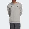 Adidas Sweatshirts Men's Light Gray Crew Neck Moderate Regular FU3662