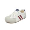 Autumn New Breathable Ins Trendy Korean Style Leather Shoes for Women Students Streetwear Running Sports Casual Shoes