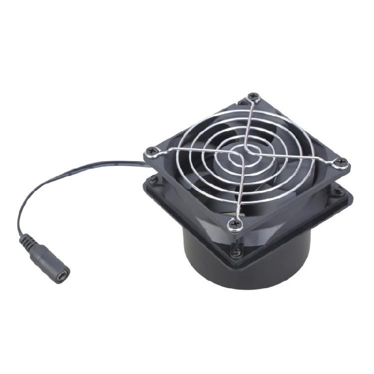 80mm ABS Plastic Ducted Blower Fan With USB Speed Controller 8cm Pipe Compatibility For Greenhouse Pet House Craft Rooms