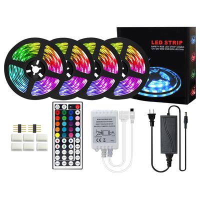 Waterproof Led Light Strip Outdoor And Indoor 65.6 Feet 600 Smd 5050 Led Light Colorful Light Strip Set
