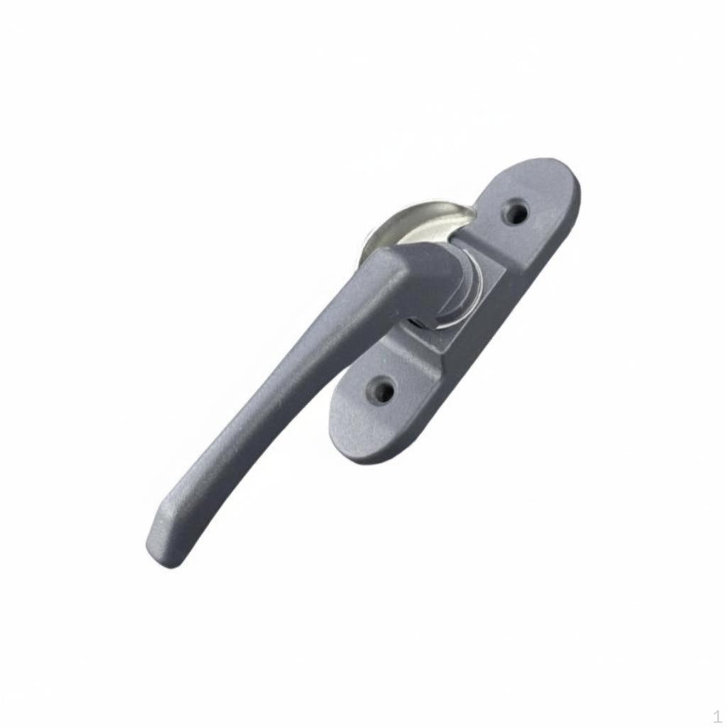 Sliding Pane Lock, Aluminum Alloy, Security, Child Protection, Easy Installation Black Left Crescent