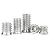 M4 M5 M6 M8 304 Edelstahl Innensechskant-Einsatzmuttern Gewinde für Holzmöbel