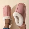 Women'S Winter Plush Slippers - Thick Warm Indoor House Shoes with Soft EVA Sole, Non-Slip Cushioned Insole - Cozy Slip-On House Shoes