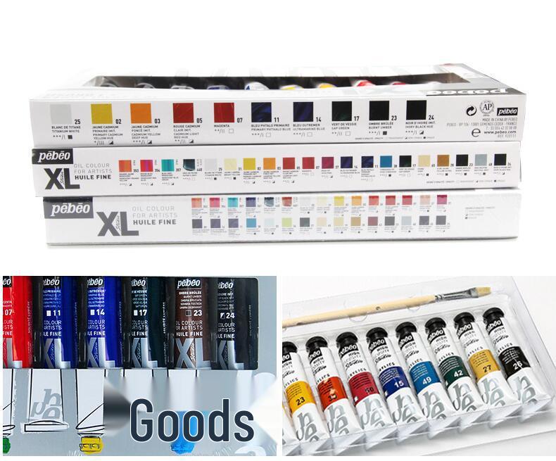 Bebeo Pebeo XL Oil Paint Set - 20ml Tubes, Available In 10, 20, 30, or 40 Colors