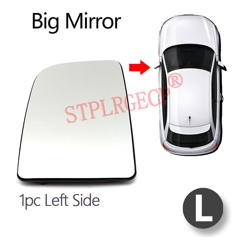 For Mercedes-Benz Sprinter 2500 3500 W906 06-18 for VW Crafter 06-16 Left Right No-heated Clear Rear View Side Mirror Glass Lens