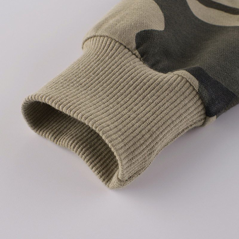 Thin Children's Clothing Cotton Camouflage Hoodie