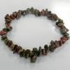 Green Jasper Stretch Bracelet Gemstone Chip