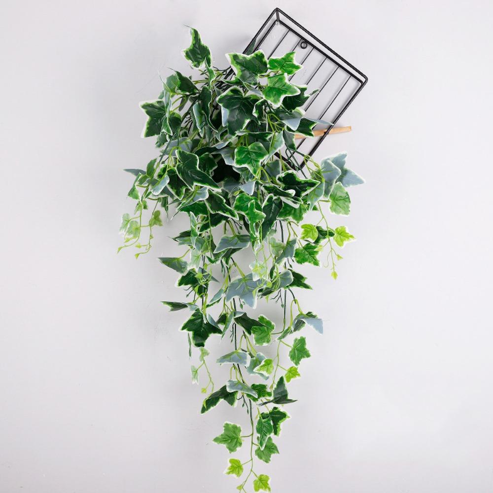 Plastic Fake Hanging Plants Handmade Artificial Realistic Vine Plants Decorative Lifelike Fake Tree Leaves Garden Decor