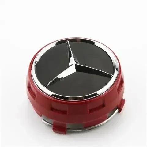 XHBNJ1 For Mercedes Benz 4PCS 75mm Car Wheel Center Hub Caps Cover for Mercedes Benz B/C/E/S Class A Class C200L GLC GLK CLA W166 W163