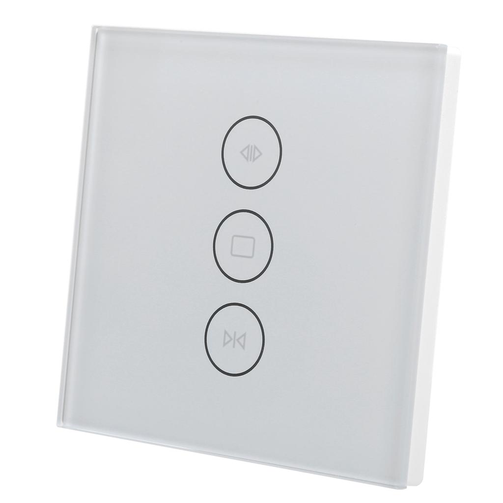 Smart WiFi Curtain Switch Touch Panel Timer APP Voice Control for Google Home for Tuya EU Plug 110‑240V