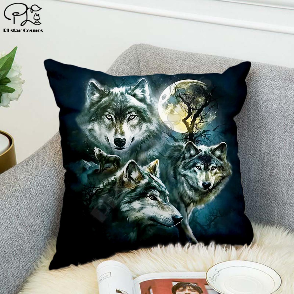 

Наволочка с забавными животными и волками, декоративная наволочка, наволочка для объятий 45*45CM