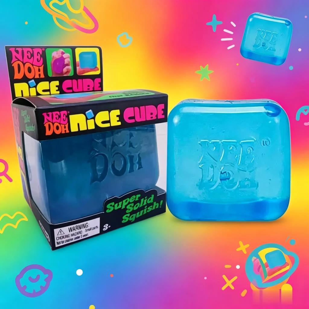 Adhd Toy New Squishy Toy Needoh Jellyfish Cube Stress Relief Fidget Sensory Anti Anxiety Squeeze Toy New