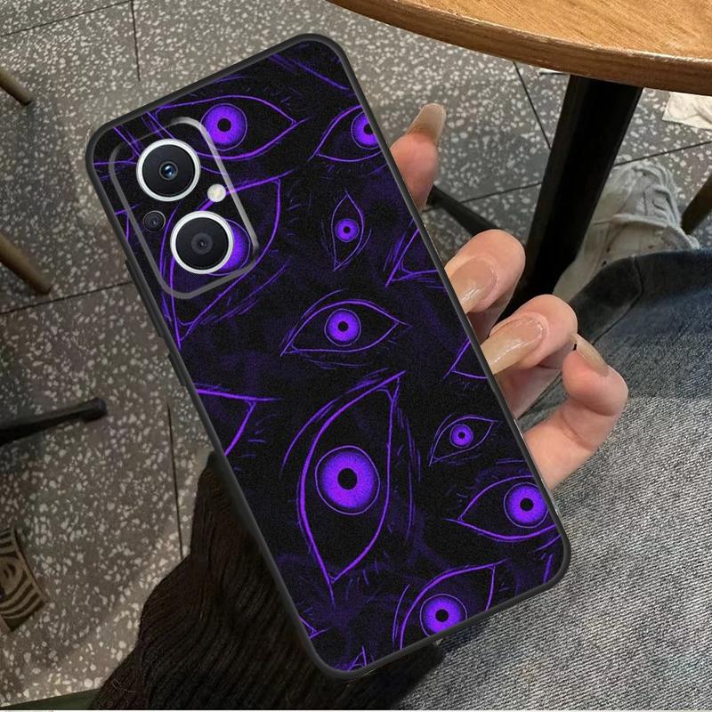 Scary Face Eyes For OPPO Reno 14F 13F 12F 11F 10 11 12 13 14 Pro 7 8 Lite 8T OPPO Find X5 X6 X8 X9 Pro Case