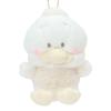 Sanrio Mascot Holder In a Fluffy White Pekkle the Duck 575844 (Napping Cloud) -