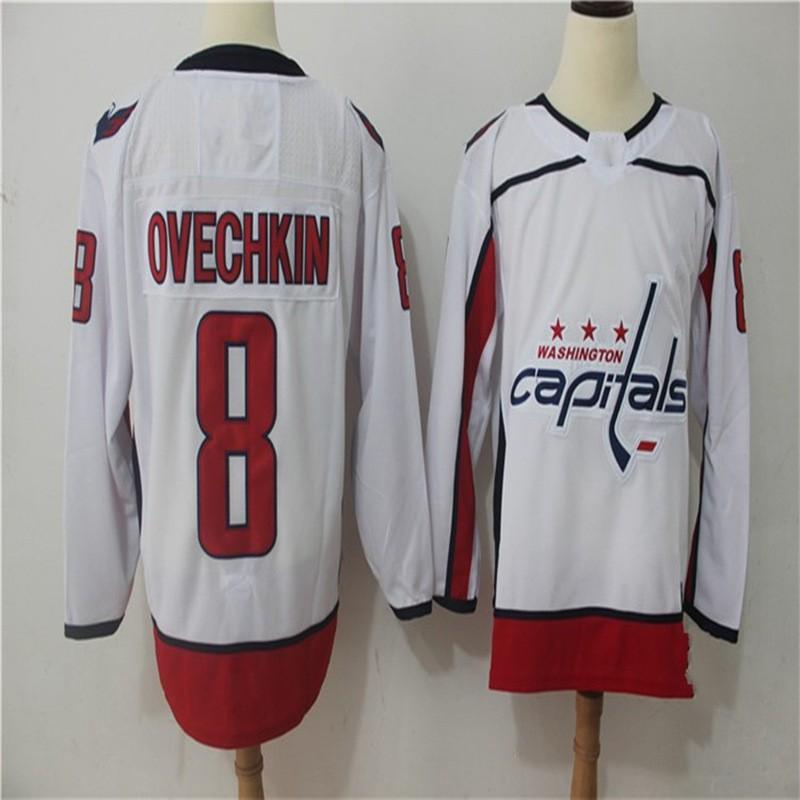 NHL Hockey Jersey Toronto Maple Leafs Washington Capitals Fan Apparel Cotton Sports Top Men