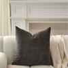 Pack of 2 Soft Textured Throw Pillow Covers Square Accent Solid Cushion Cover Cozy Farmhouse Pillow Case with Zippe for Couch
